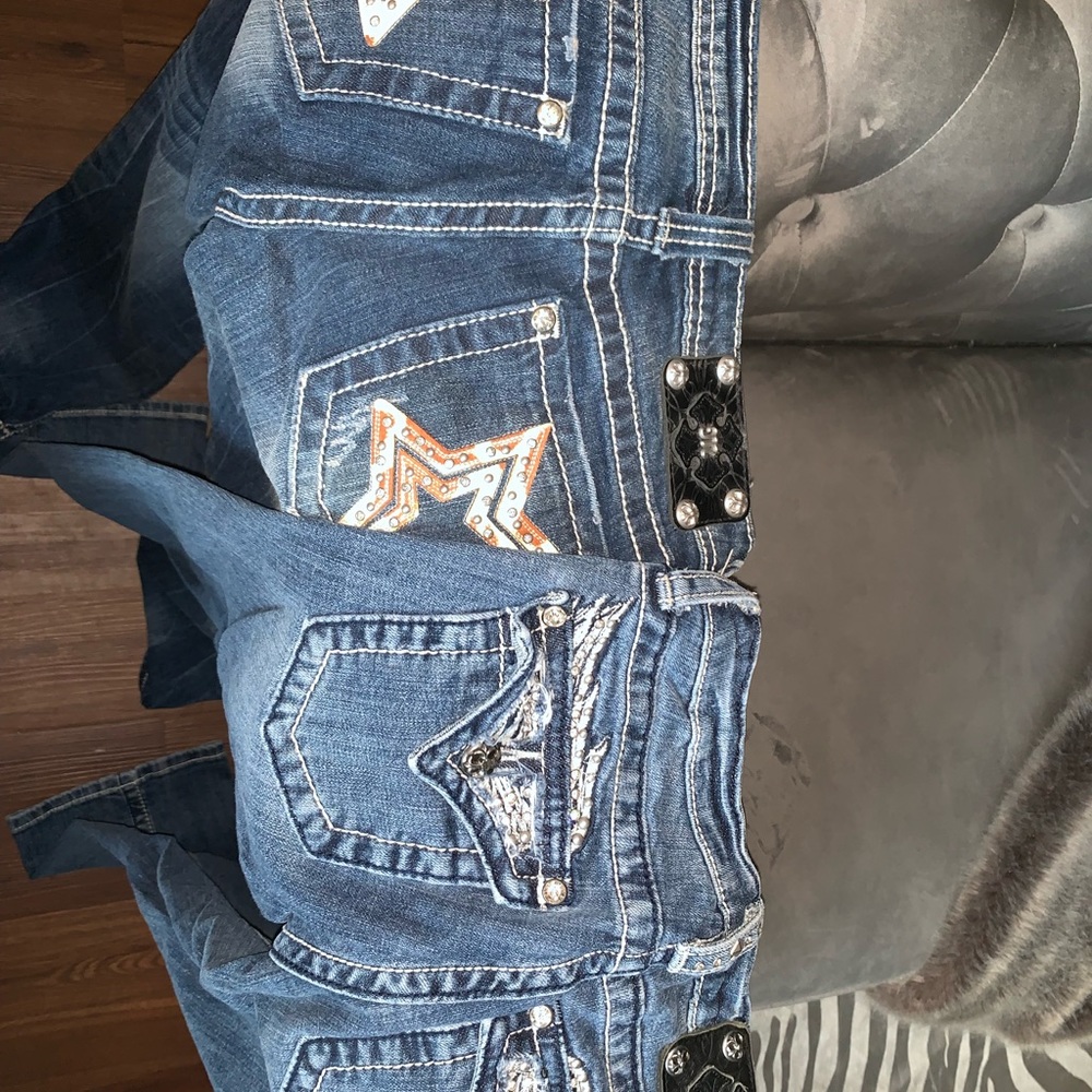Two Pair of Miss Me Jeans size 14 girl’s
